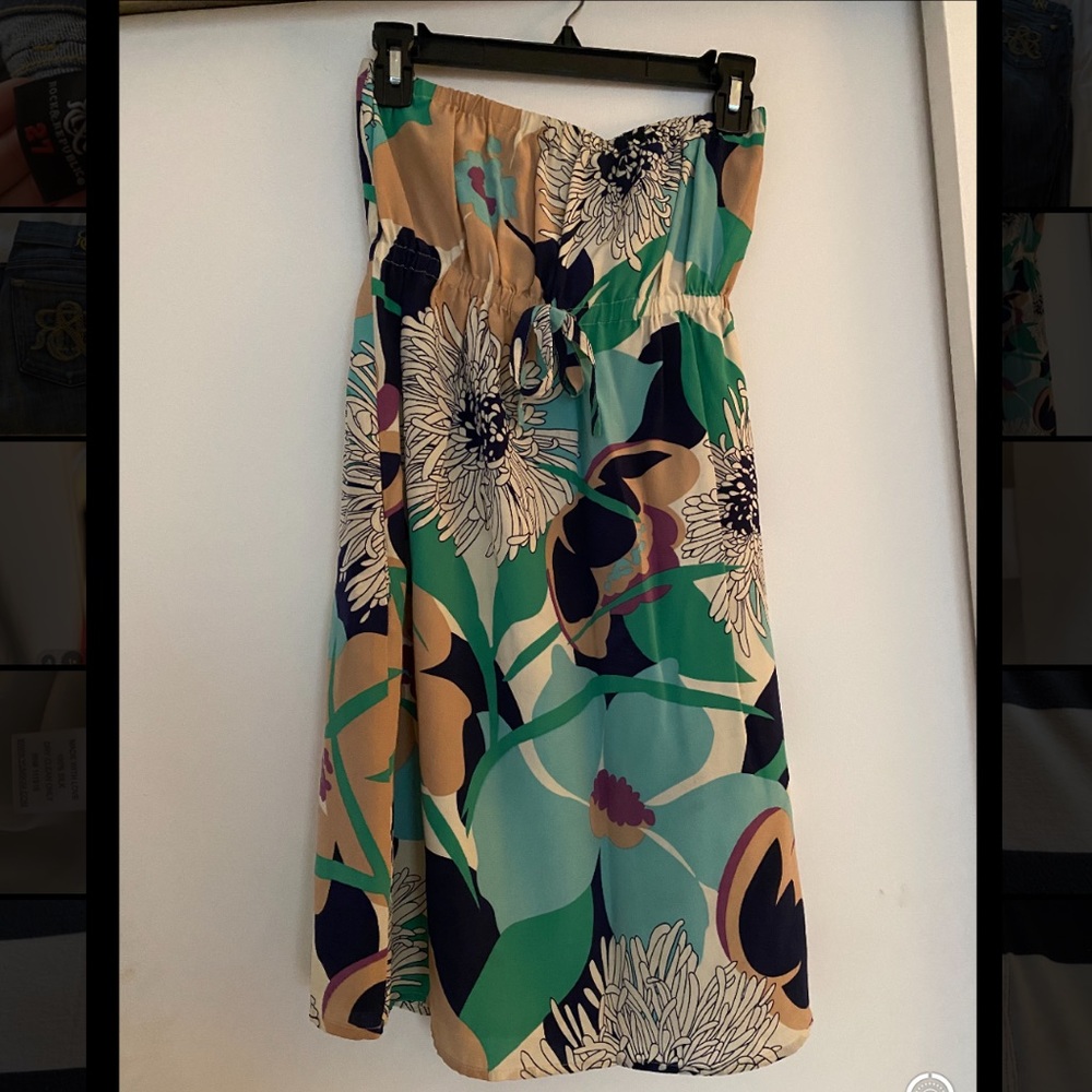 Yumi Kim strapless flower dress